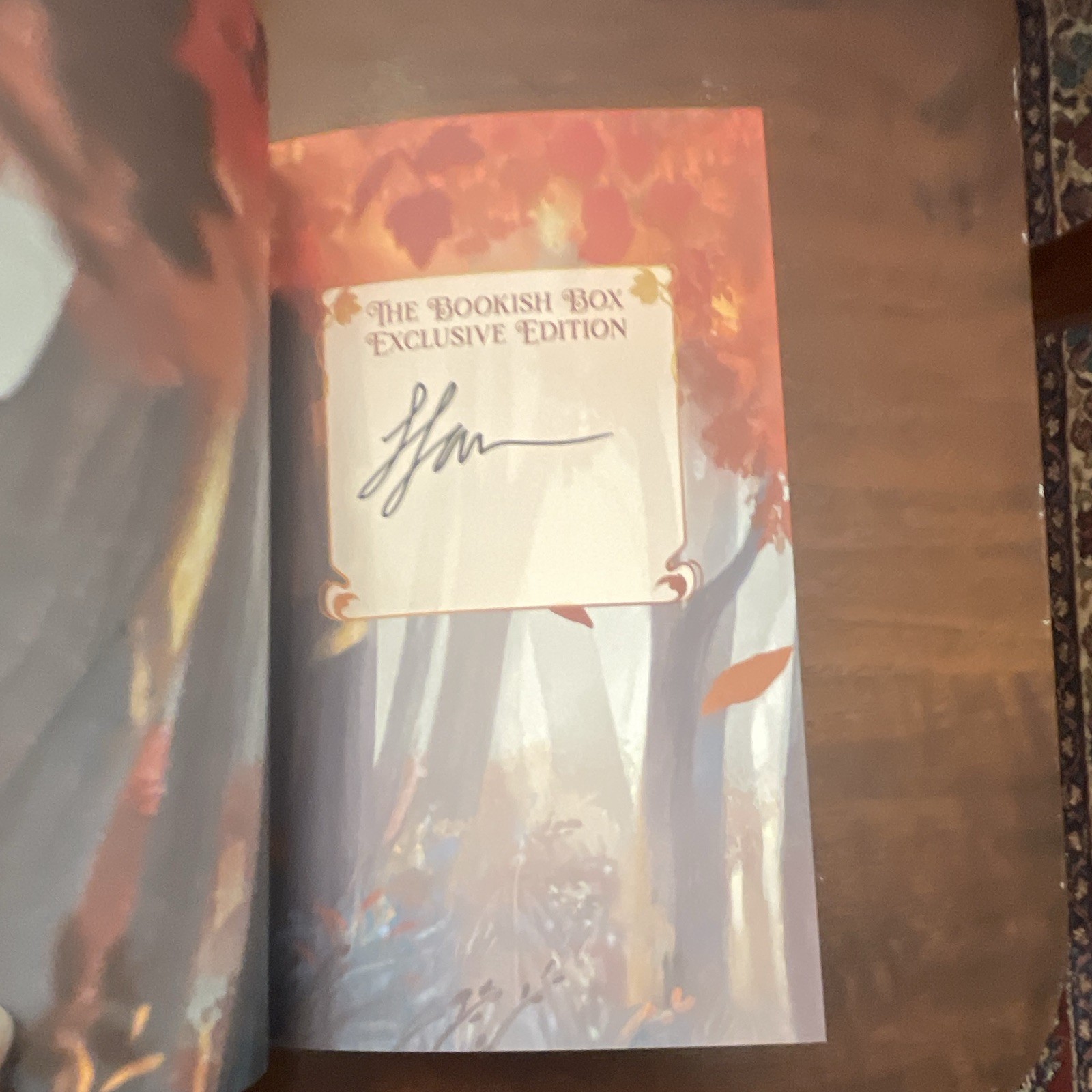 Autumn&rsquo;s Tithe by Hannah Parker Signed Exclusive Special Edition Hardcover