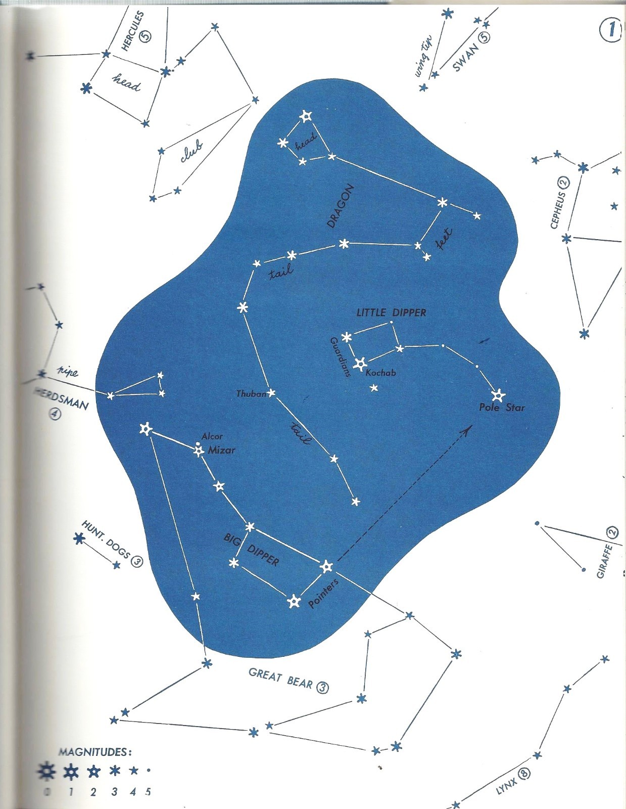 « THE STARS, A NEW WAY TO SEE THEM » ~1966~ DUST COVER=STAR MAP~HARDBACK~161 PAGES