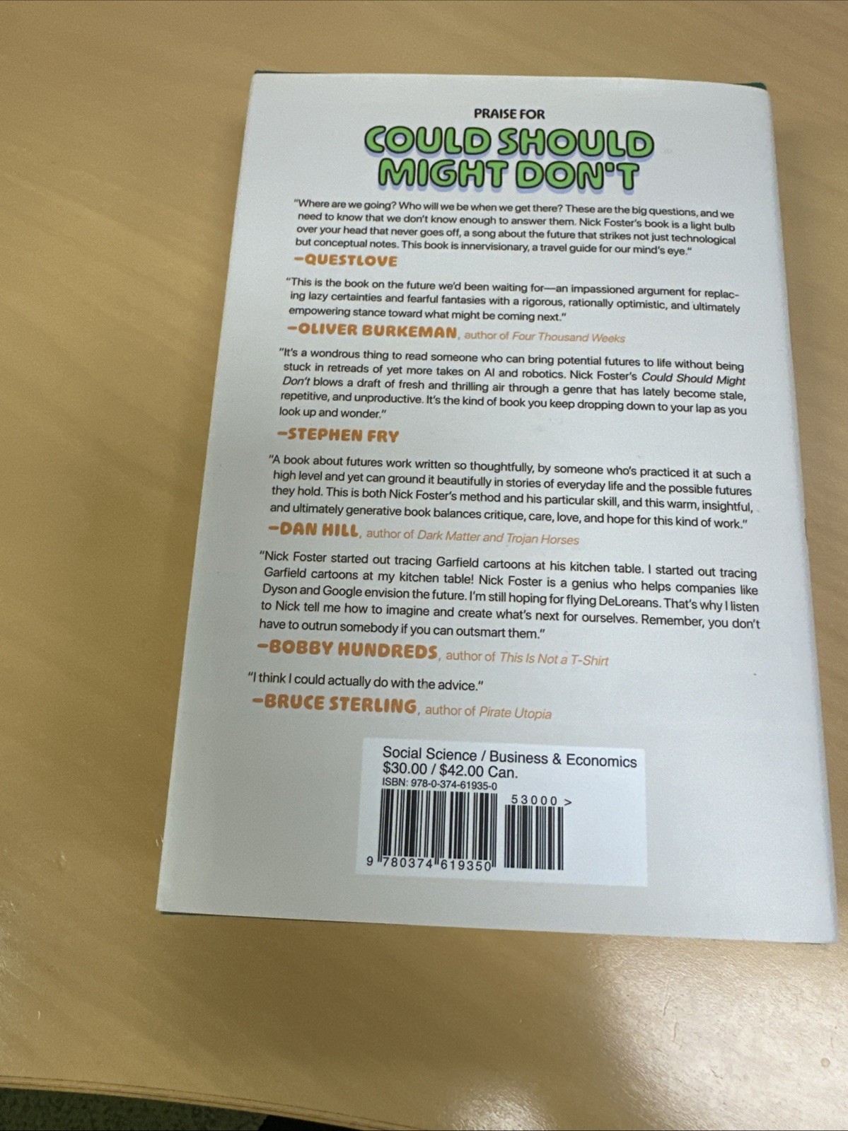 Nick Foster Could Should Might Don&rsquo;t (Hardback)