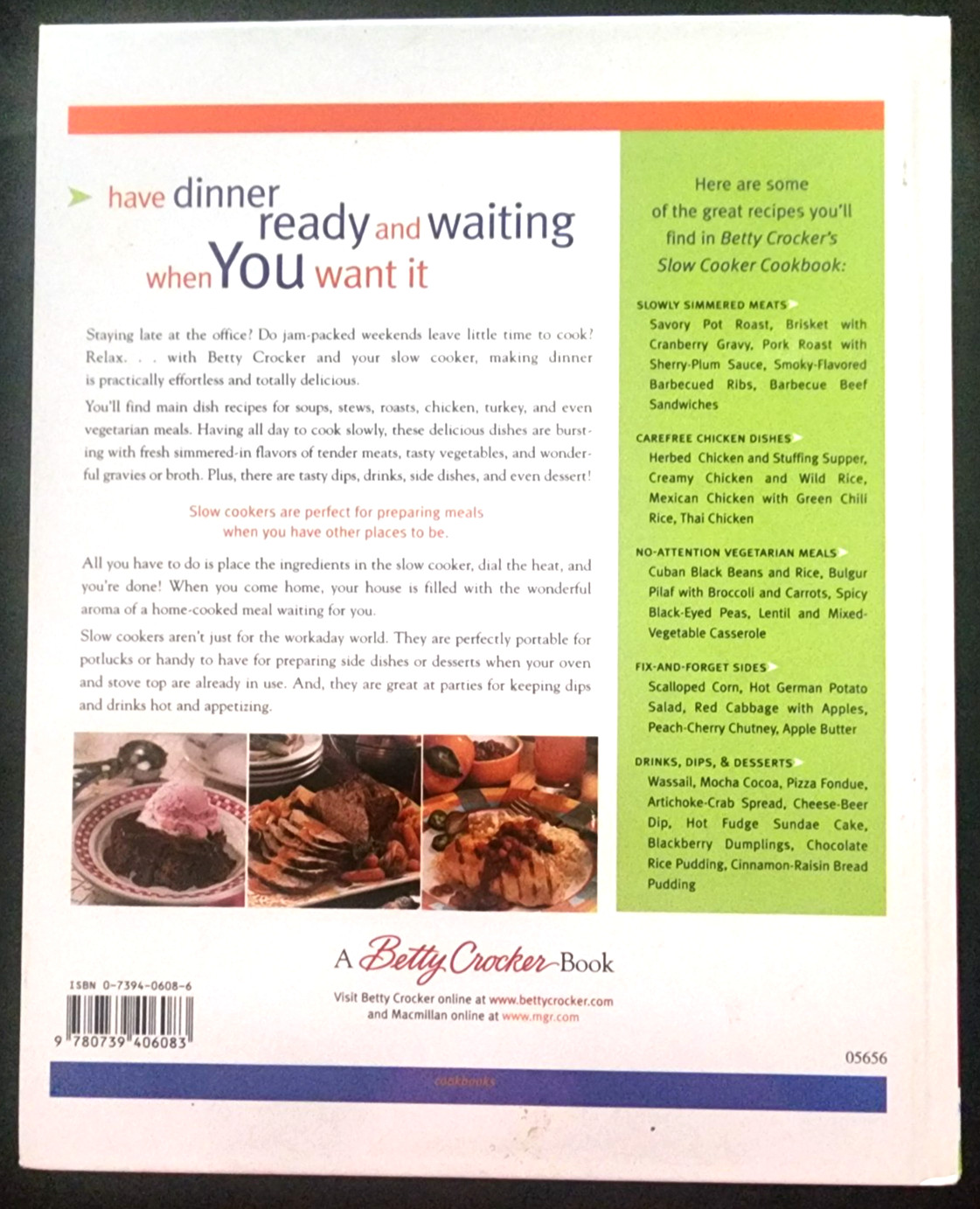Betty Crocker&rsquo;s Slow Cooker Cookbook Vintage Cookbook 1999 224 pages
