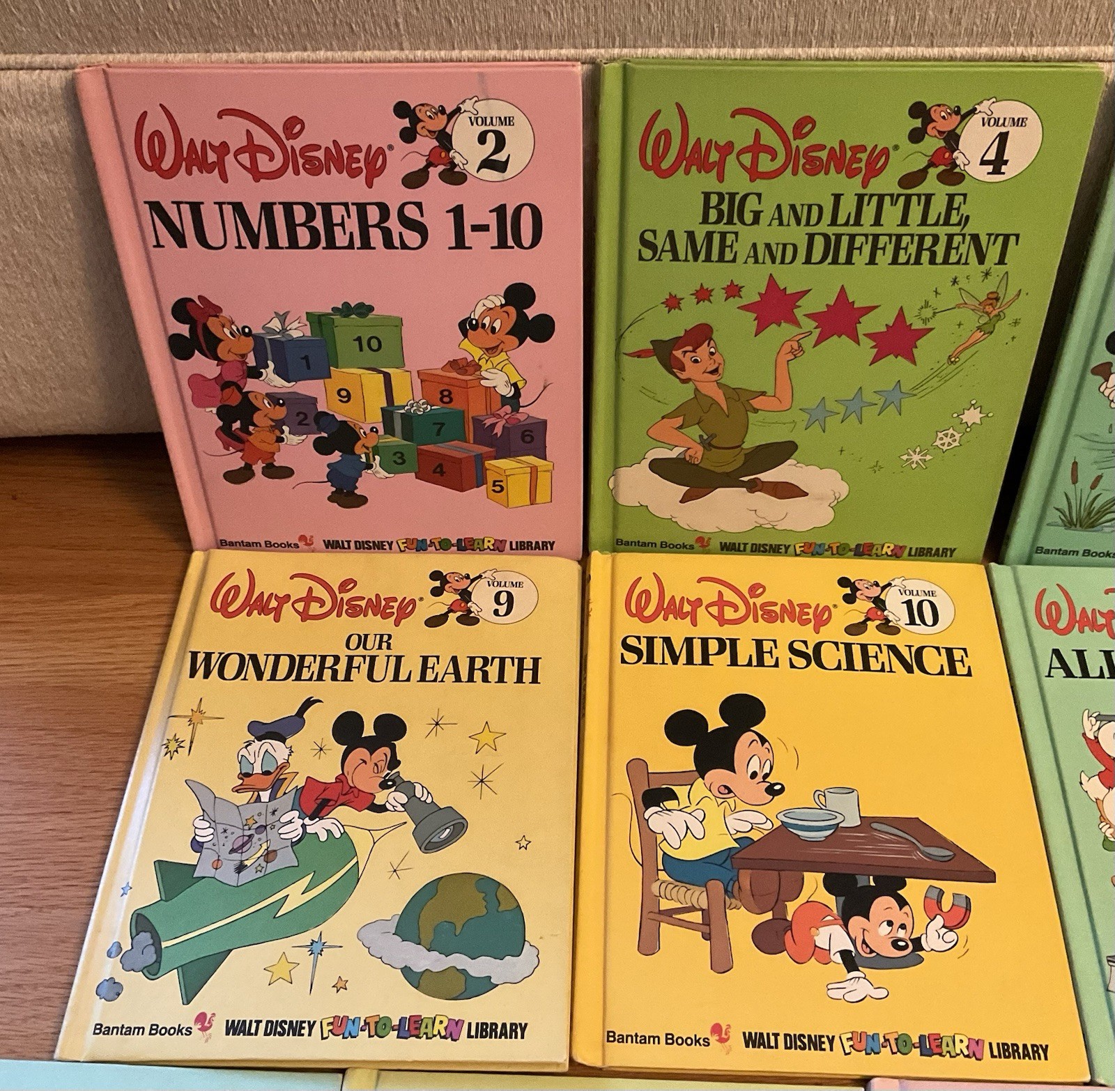 Lot 13 Walt Disney Fun To Learn Library Children&rsquo;s Books 2, 4, 6, 8-15, 18, 19
