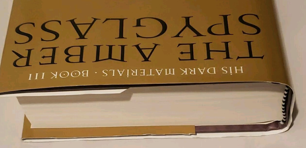 « The Amber Spyglass » 1st First Edition Signed Philip Pullman HC Book 3