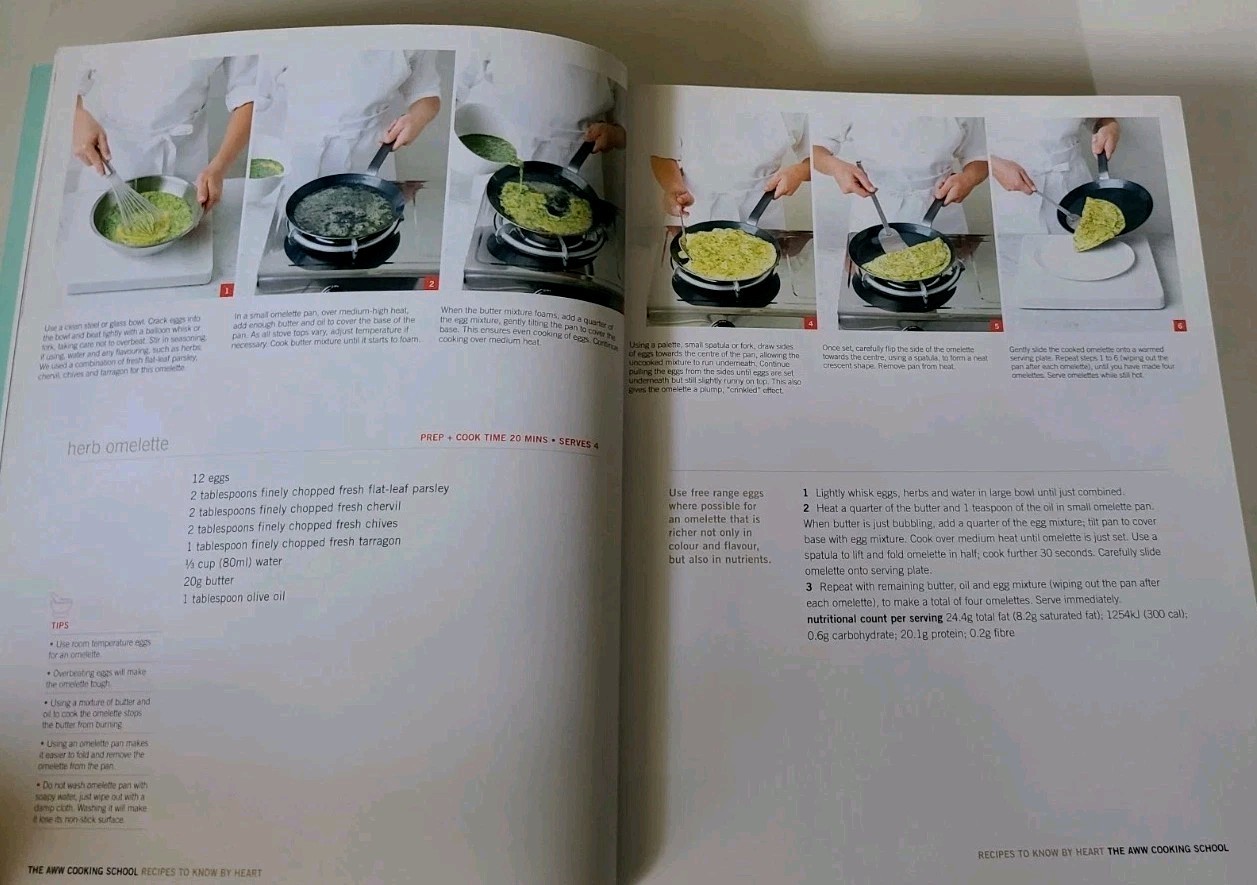 The AWW Cooking School Australian Women&rsquo;s Weekly Learn To Cook 688 Pages 2012