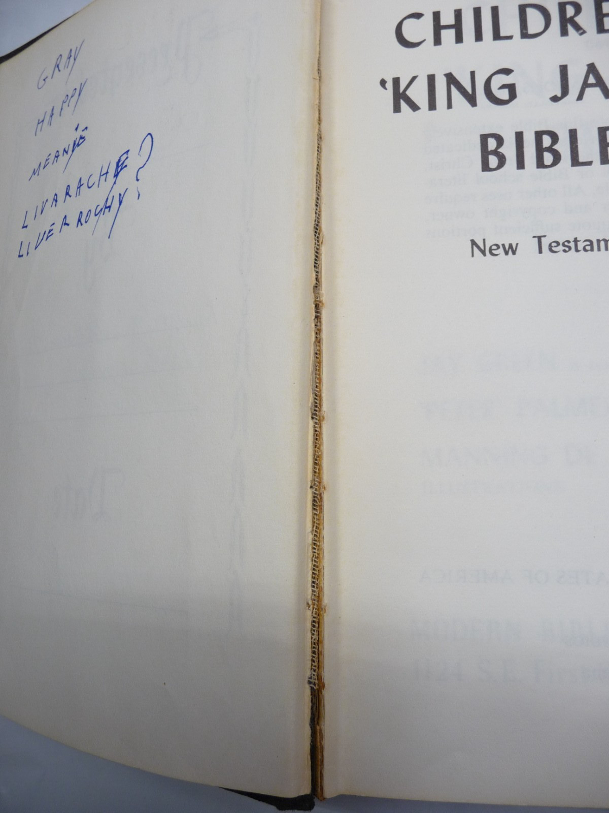 The Children&rsquo;s King James Bible New Testament 1960 Modern Translation