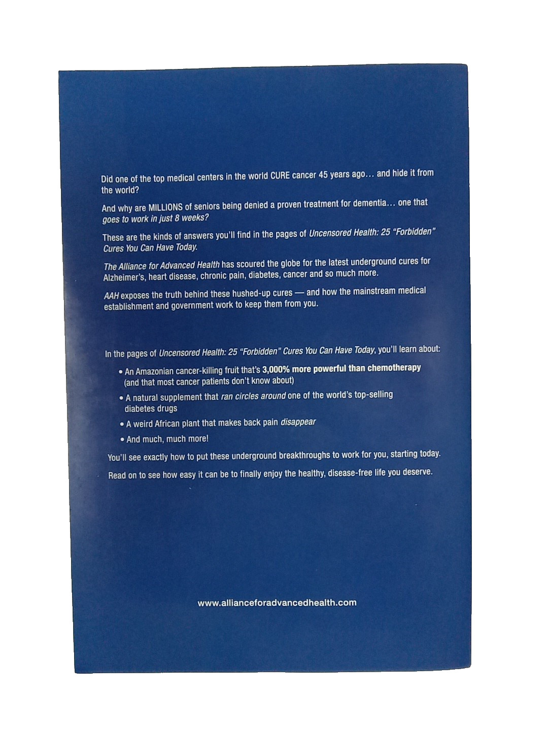 Uncensored Health 25 « Forbidden » Cures You Can Have Today Volume 2