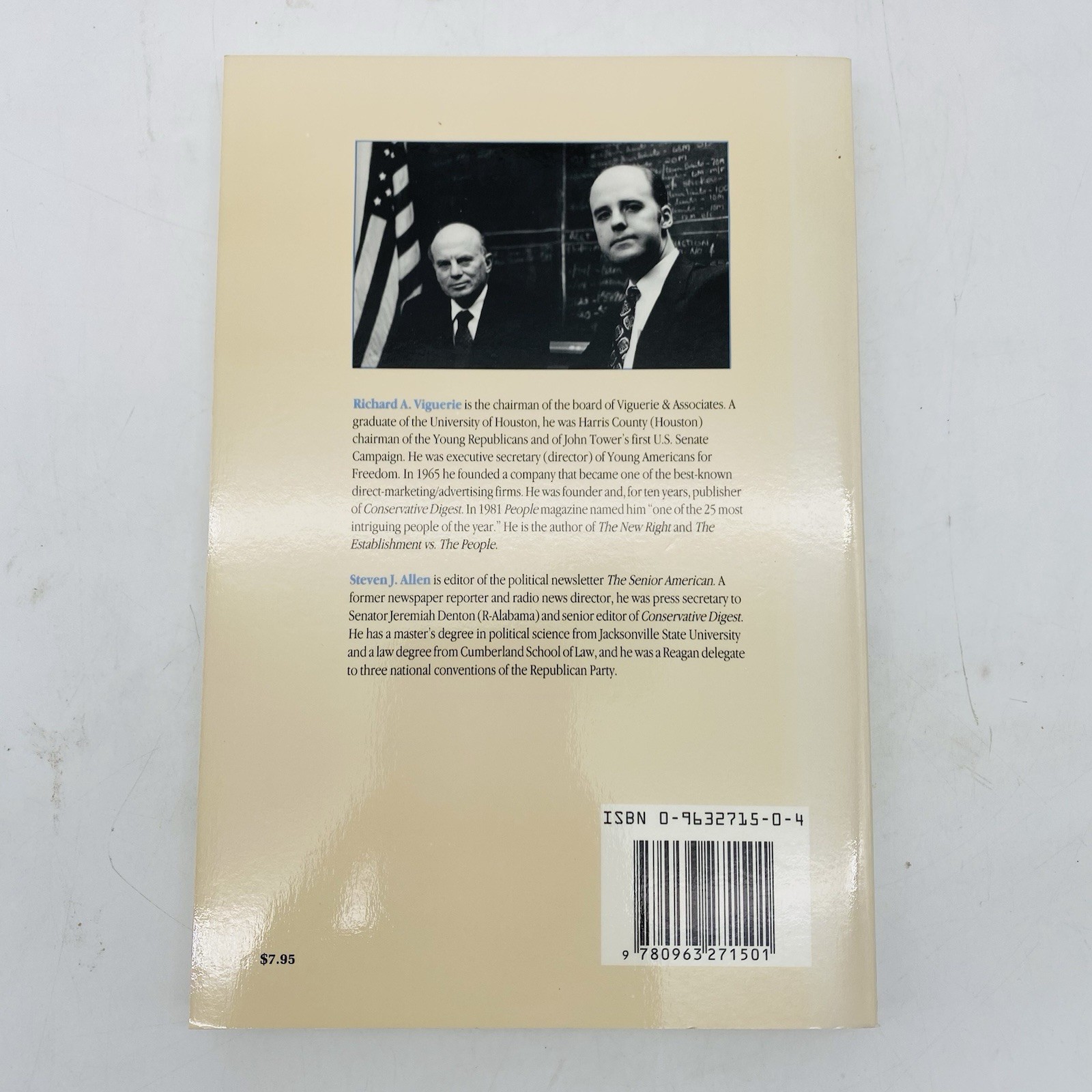 Lip Service by Steven J. Allen 1992 Trade Paperback George Bush&rsquo;s 30-Year Battle