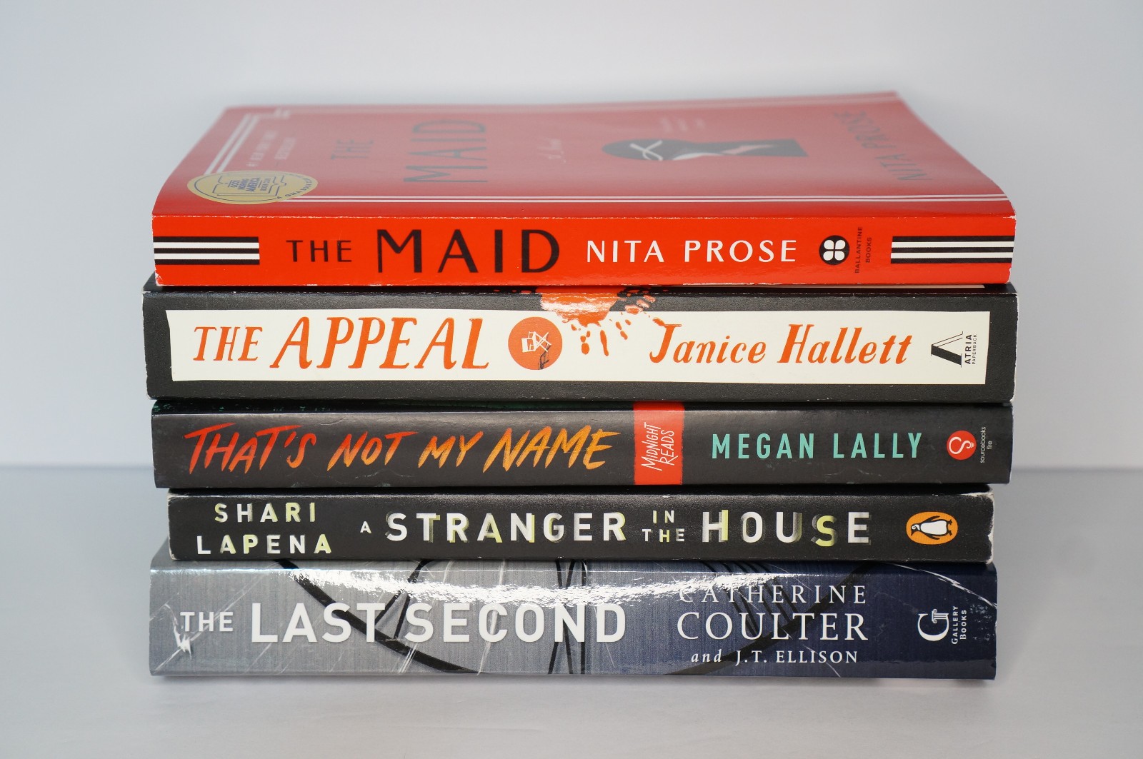 Thriller Book Lot 5 Mystery Shari Lapena Maid Appeal That&rsquo;s Not My Name PB