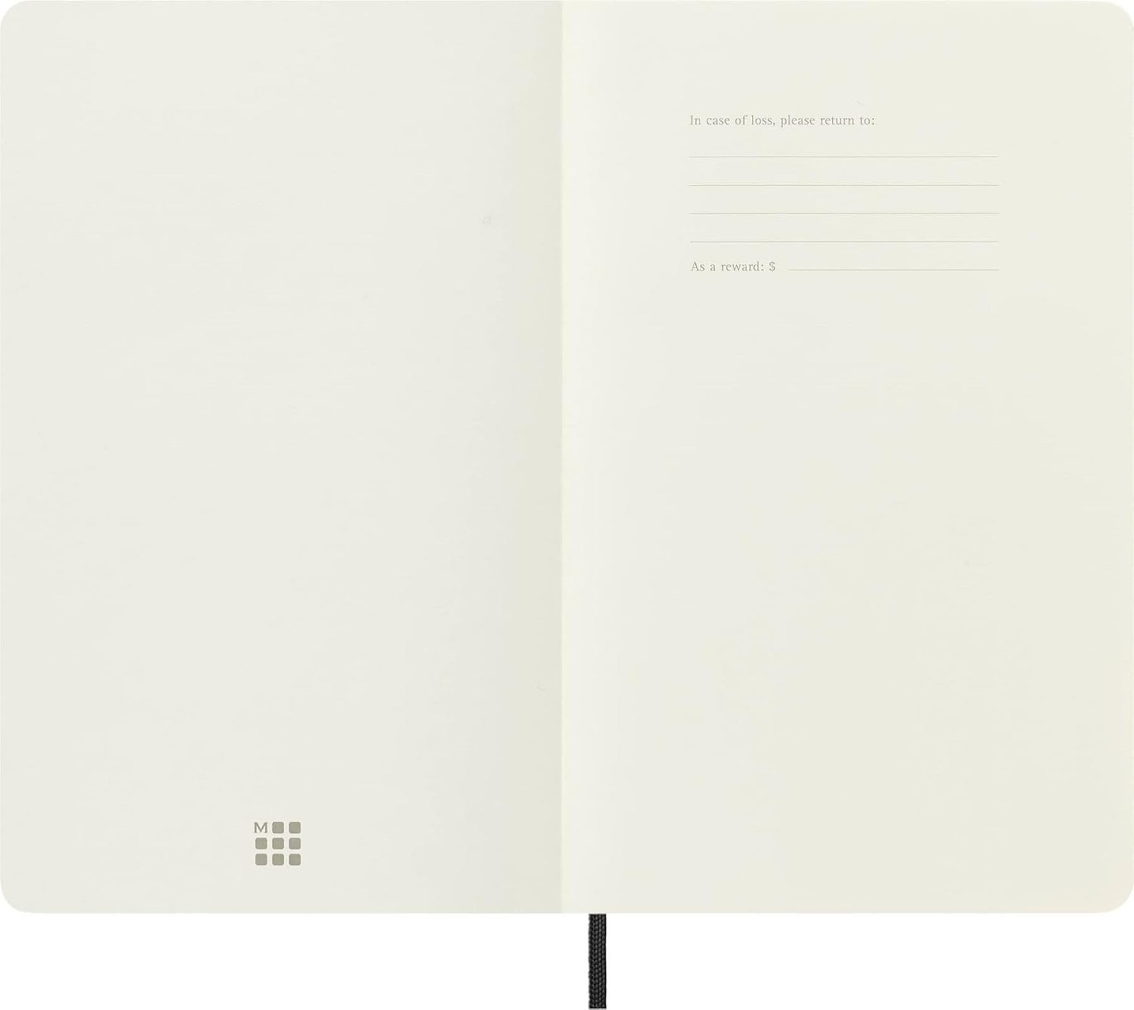 Moleskine Classic Notebook, Soft Cover, Large (5&Prime; x 8.25&Prime;) Plain/Blank, Black…