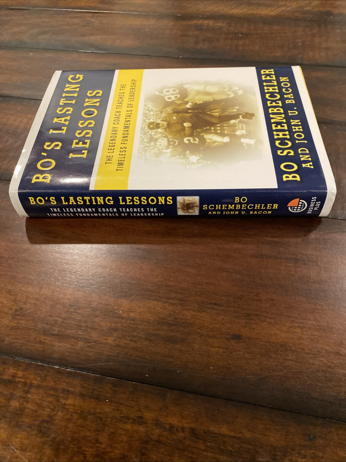 SIGNED Bo&rsquo;s Lasting Lessons by John U. Bacon U Of M Football