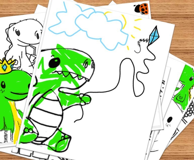 DIGITAL&rsquo;26 Merrick J K L Child Dinosaur ACTIVITY BOOK *PRINT REQ&rsquo;D* 11pgs