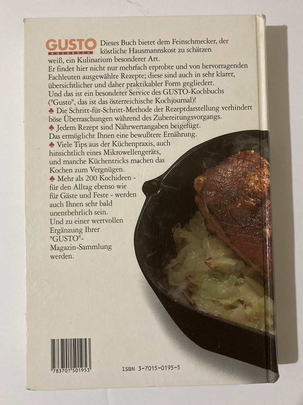 Gusto Kochbuch Fur Beste Hausmanns Kost 9.5&Prime;x6&Prime; in size