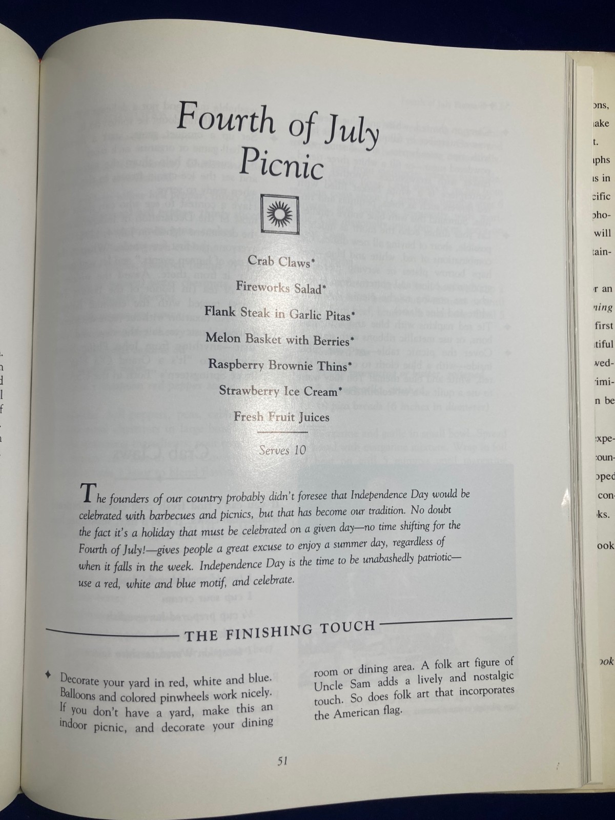 Betty Crocker&rsquo;s Easy Entertaining. 1992 FIRST EDITION.