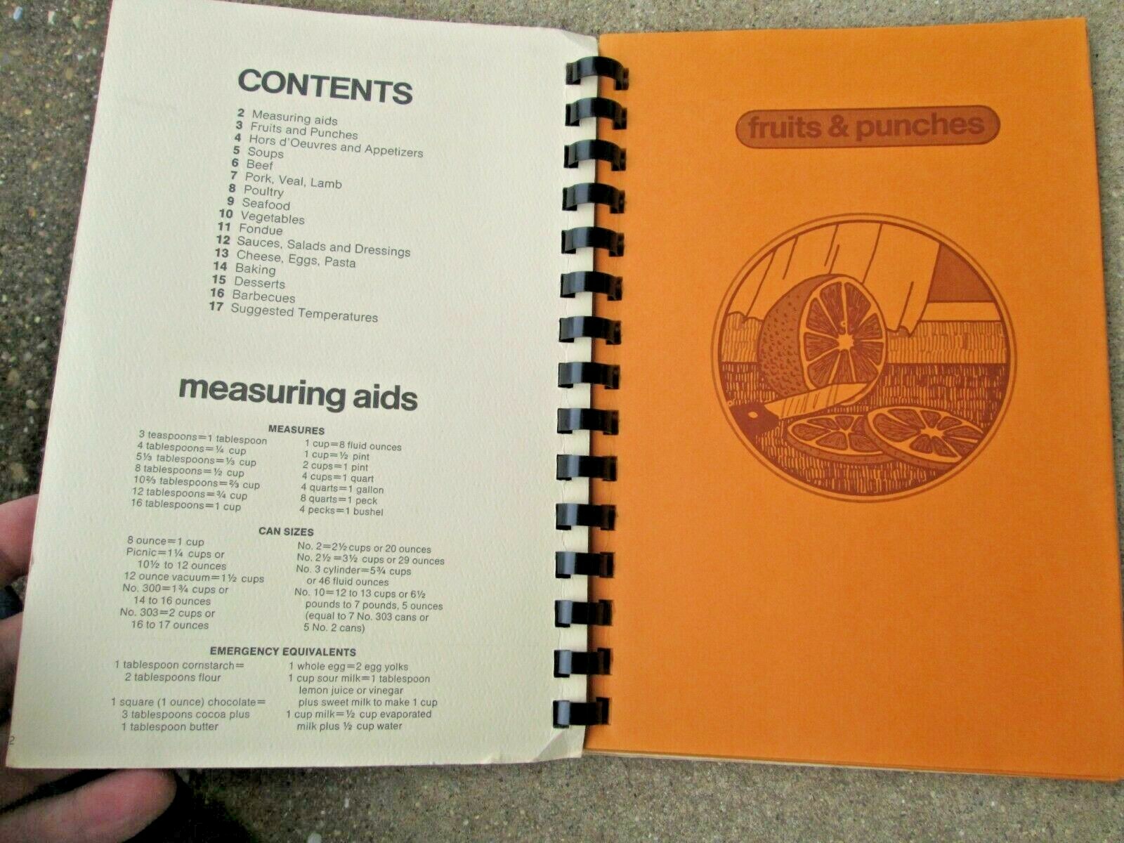 Vintage 1970&rsquo;s Unbranded Recipe File/ Holder Plastic Spiral Binding EUC