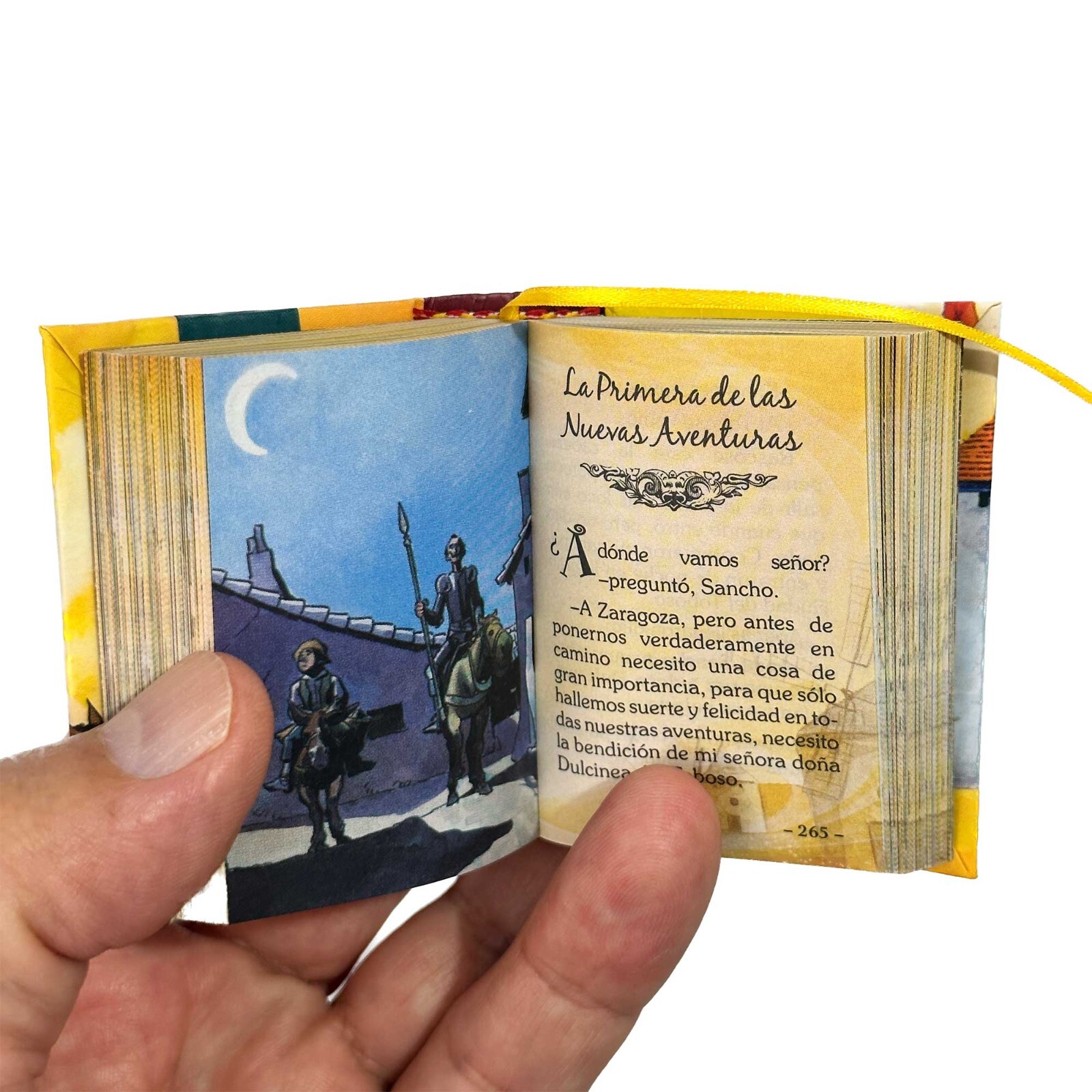 new Don Quijote de la Mancha para Jóvenes mini book 2.65&Prime; high hardcover 438 pgs