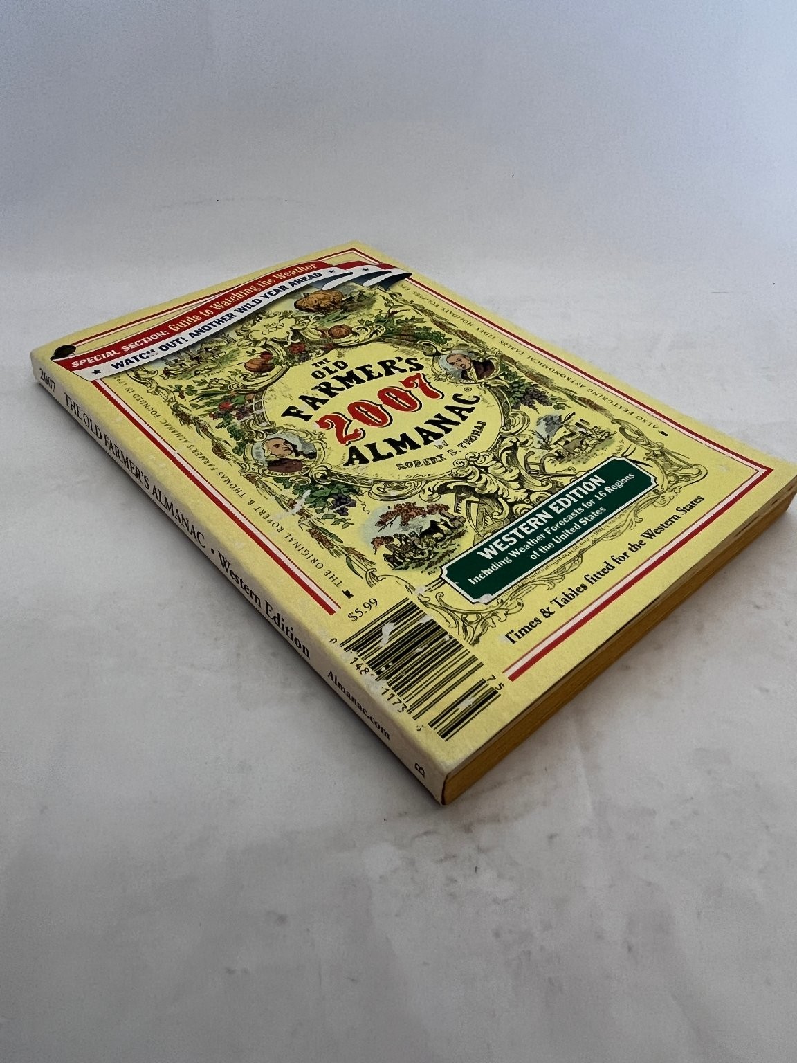 Old Farmer&rsquo;s Almanac 2007 Robert B. Thomas Western Edition Weather Forecasts