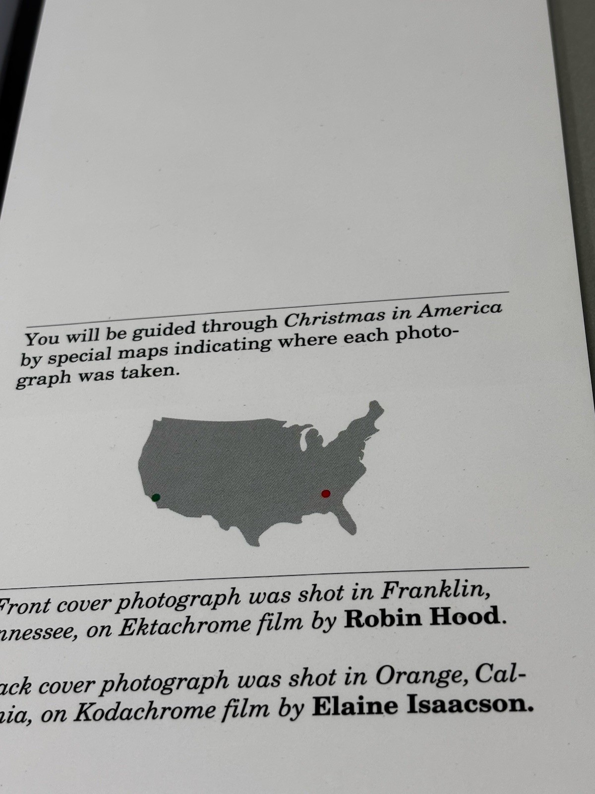 Christmas in America HC DJ 1988 15&Prime; x 10 1/2&Prime; x1&Prime; 208 pgs Photos