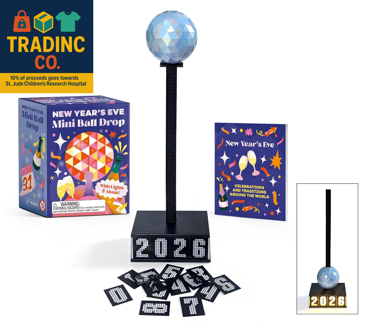 New Year&rsquo;s Eve Mini Ball Drop with Lights and Music (RP Minis)