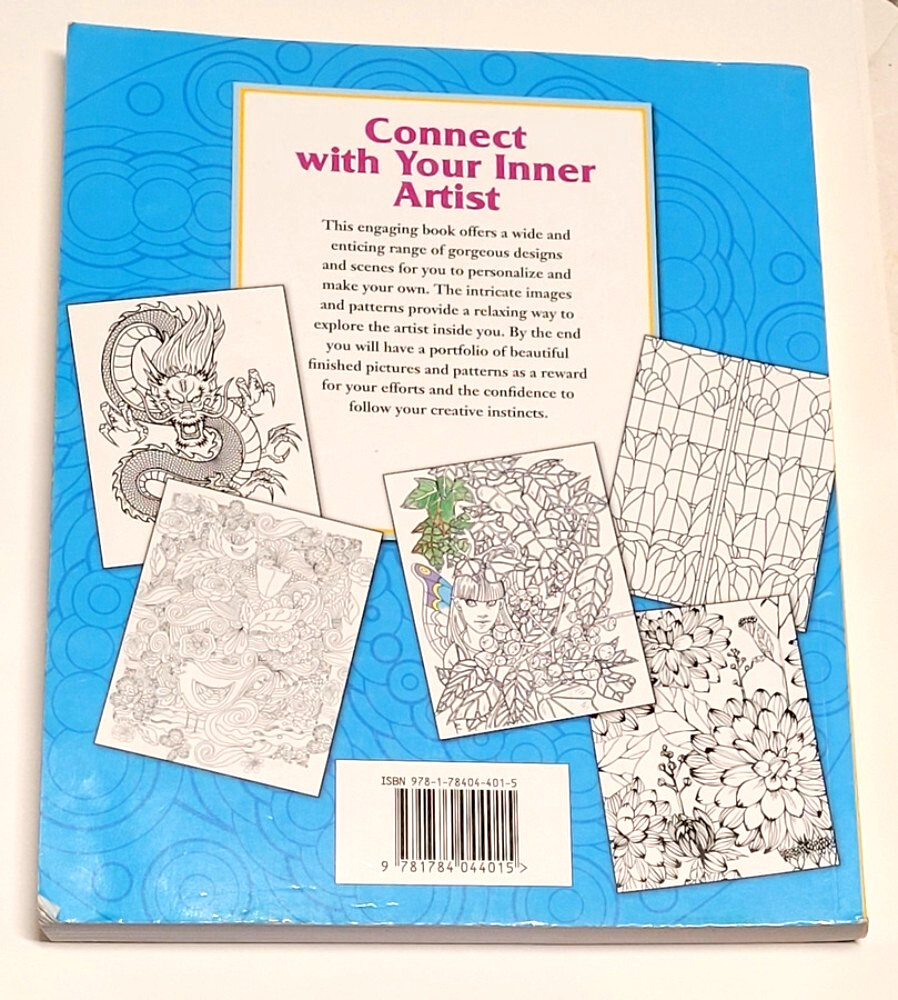 The COLORING BOOK FOR GROWN-UPS Soft Cover 9 by 11 1/2&Prime; 352 Pages 2016