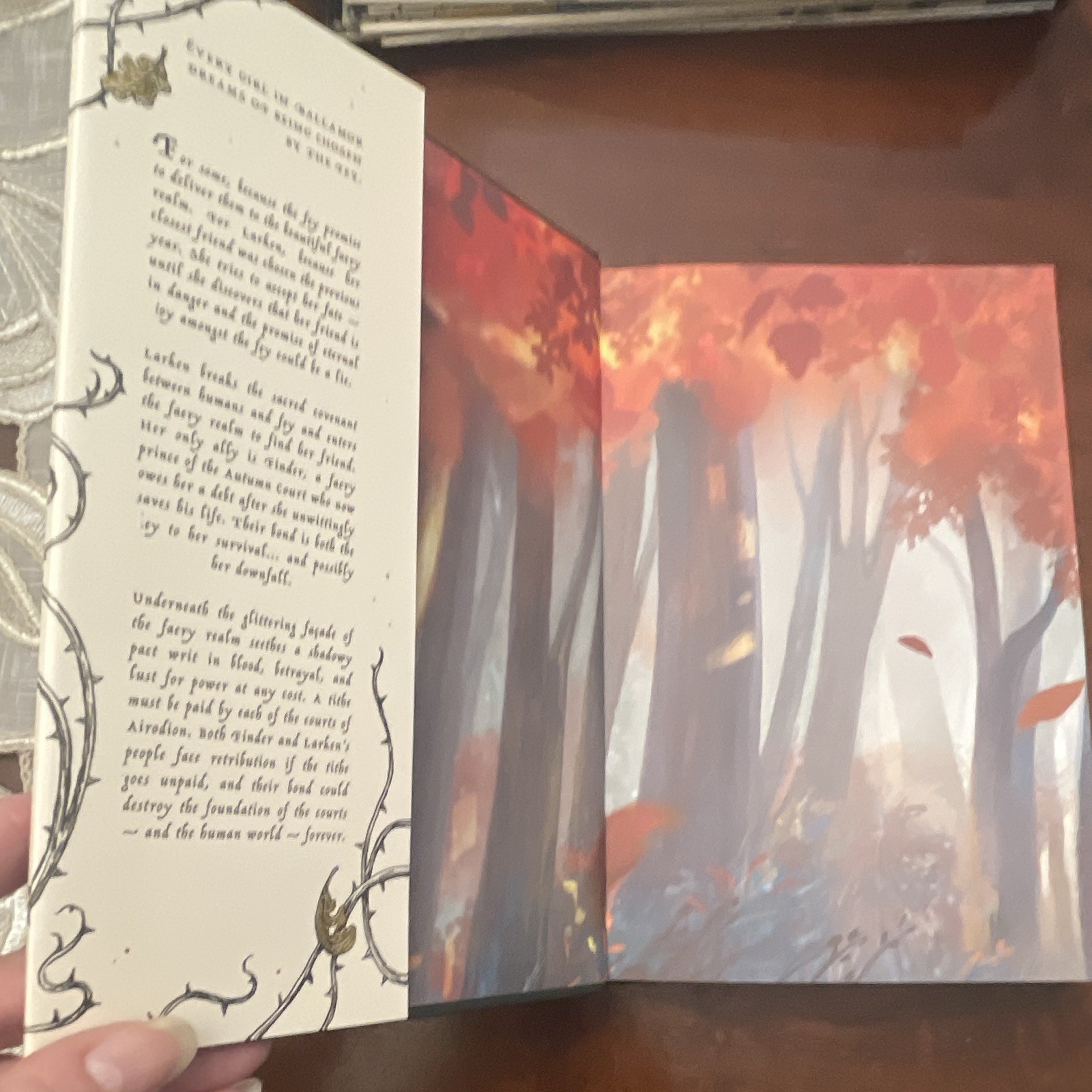 Autumn&rsquo;s Tithe by Hannah Parker Signed Exclusive Special Edition Hardcover