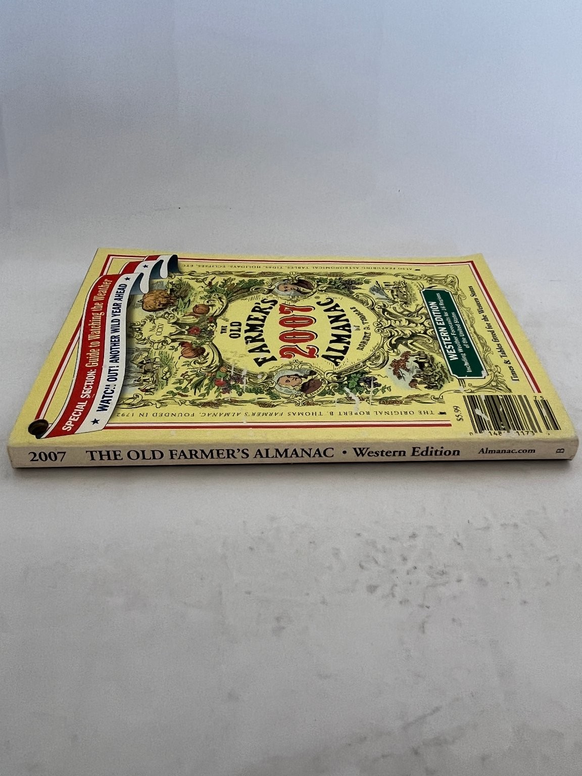 Old Farmer&rsquo;s Almanac 2007 Robert B. Thomas Western Edition Weather Forecasts