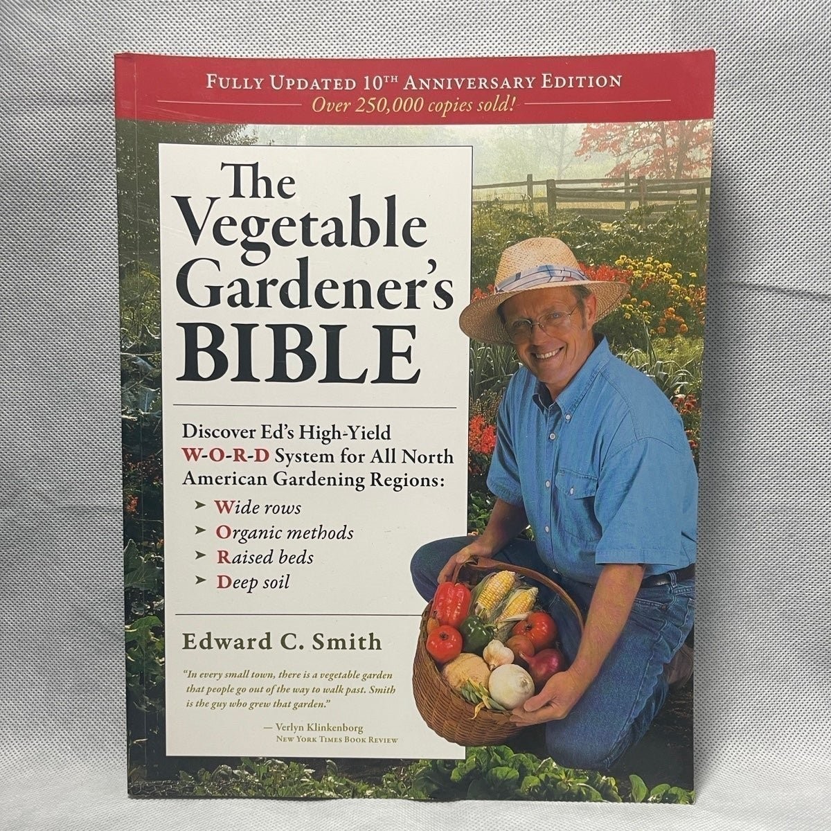 Ed Smith Vegetable Gardener&rsquo;s Bible WORD System 10th Anniversary 352 Pages EXC