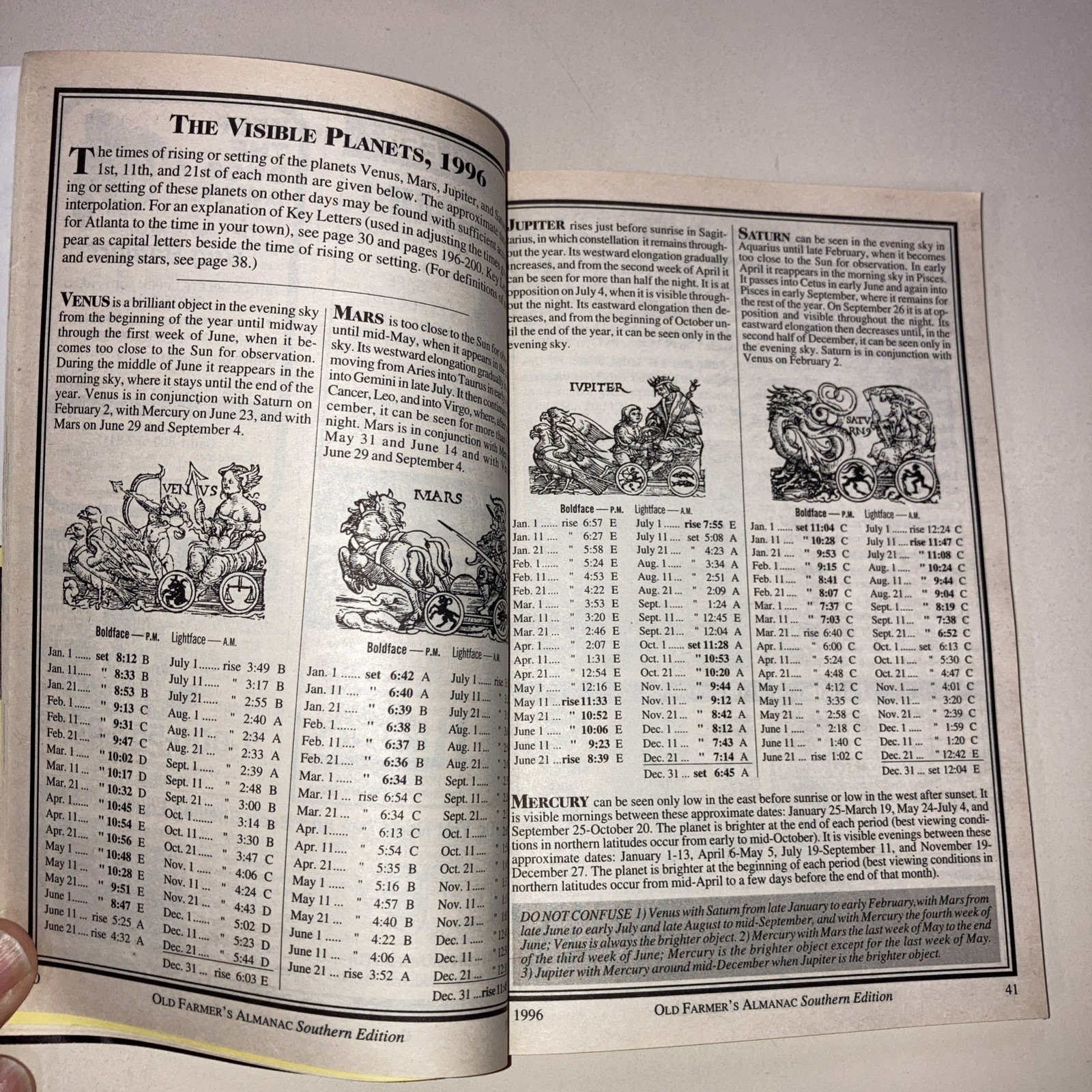 Old Farmer&rsquo;s Almanac lot of 18 years SC Robert Thomas Weather & Southern Edition