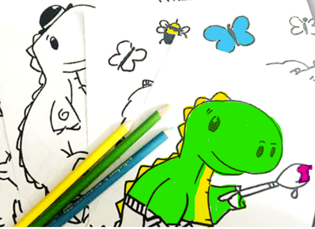 DIGITAL&rsquo;26 Merrick J K L Child Dinosaur ACTIVITY BOOK *PRINT REQ&rsquo;D* 11pgs