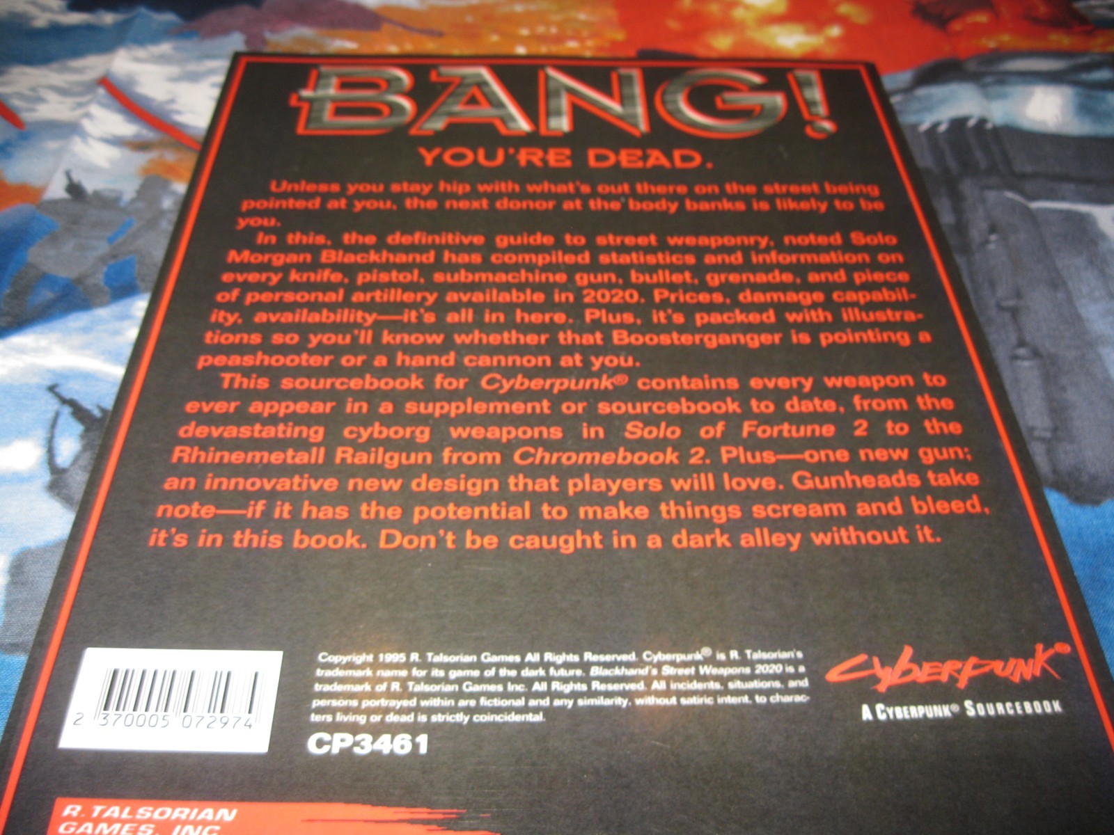 Cyberpunk 2020 RPG: Blackhand&rsquo;s Street Weapons 2020 by R. Talsorian Games CP3461