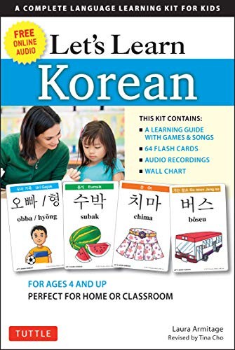 Let&rsquo;s Learn Korean Kit: 64 Basic Korean Words and Their Uses (Flash Cards, Free