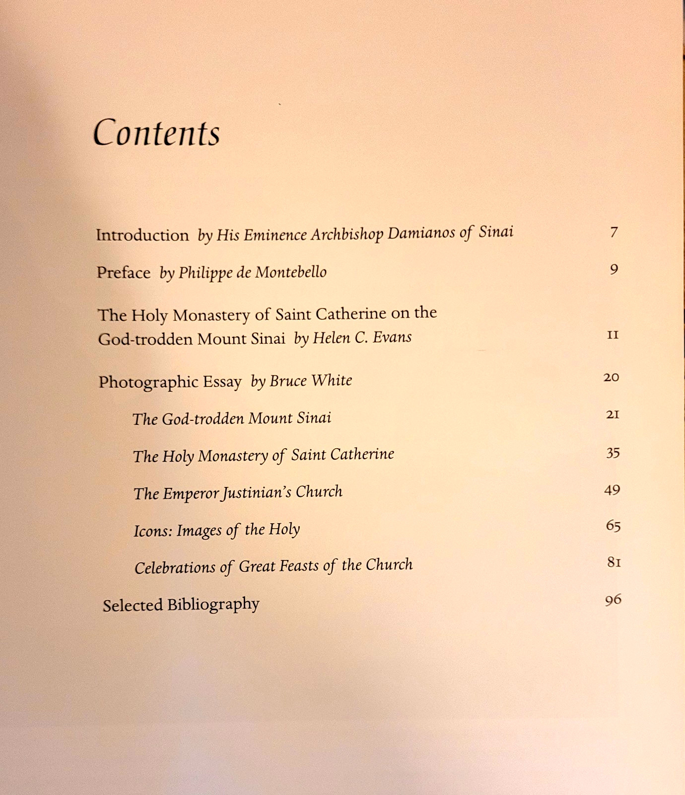 Saint Catherine&rsquo;s Monastery Sinai Egypt Photo Essay Coffee Table Free Shipping