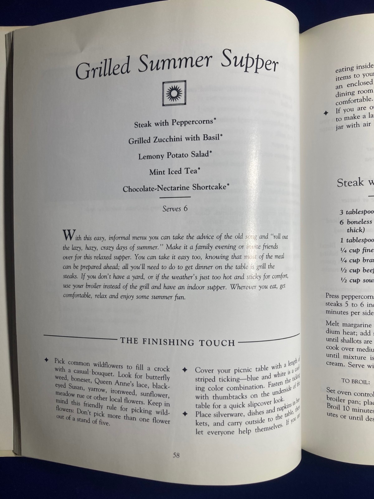 Betty Crocker&rsquo;s Easy Entertaining. 1992 FIRST EDITION.