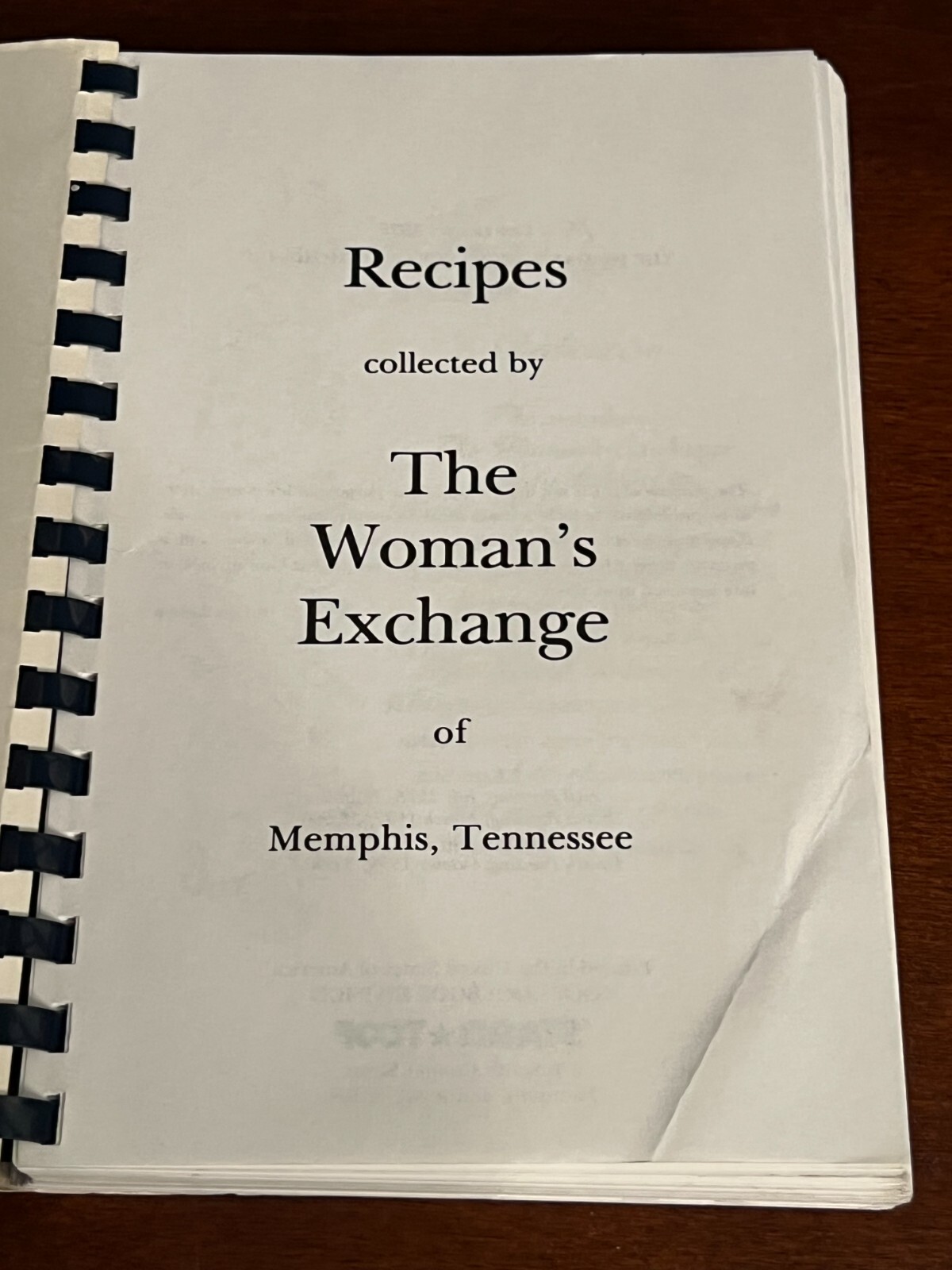 Woman&rsquo;s Exchange Cook Book Vol 2 Memphis Tennessee 1999 4th Printing 272 Pages