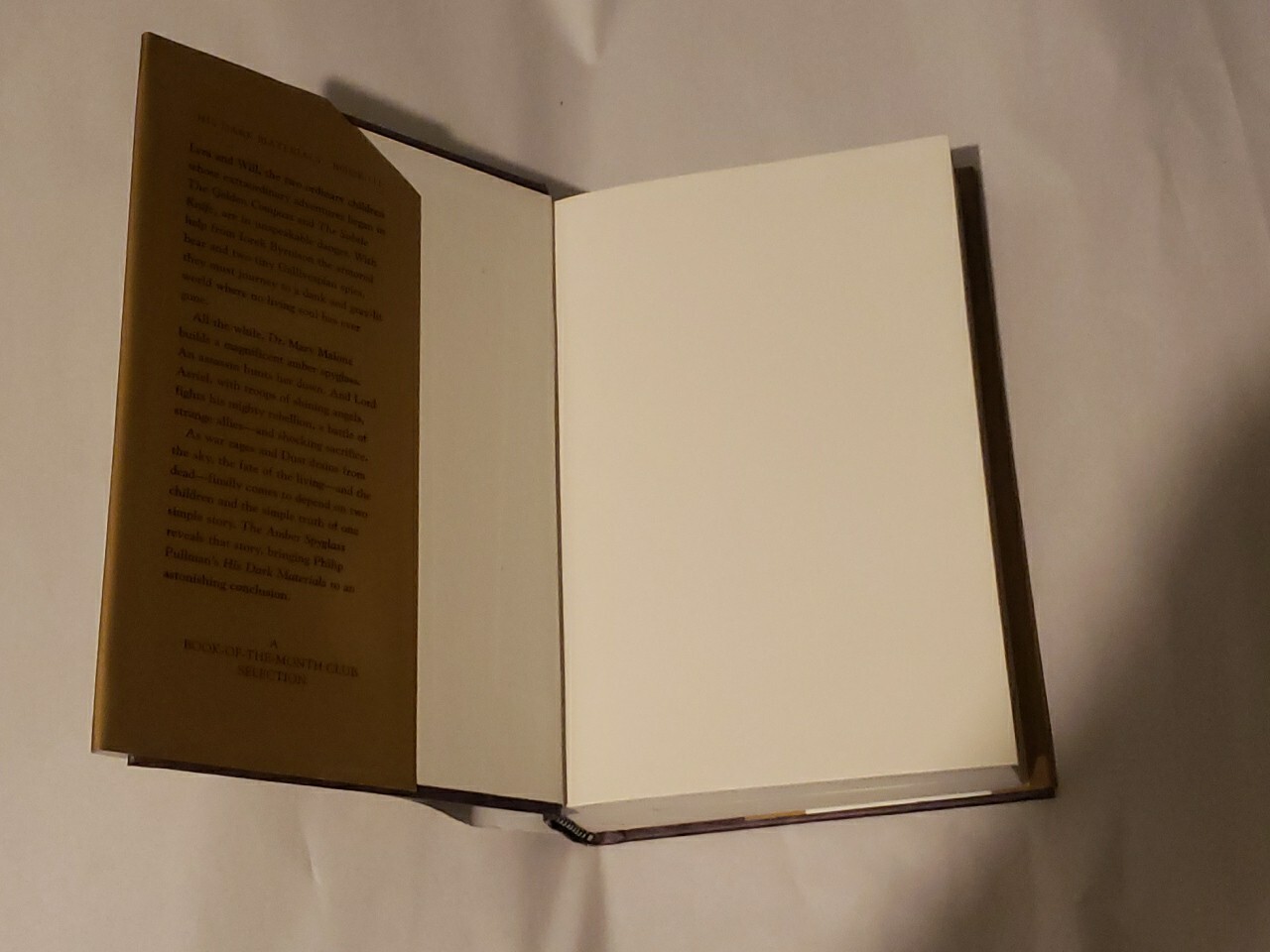 « The Amber Spyglass » 1st First Edition Signed Philip Pullman HC Book 3
