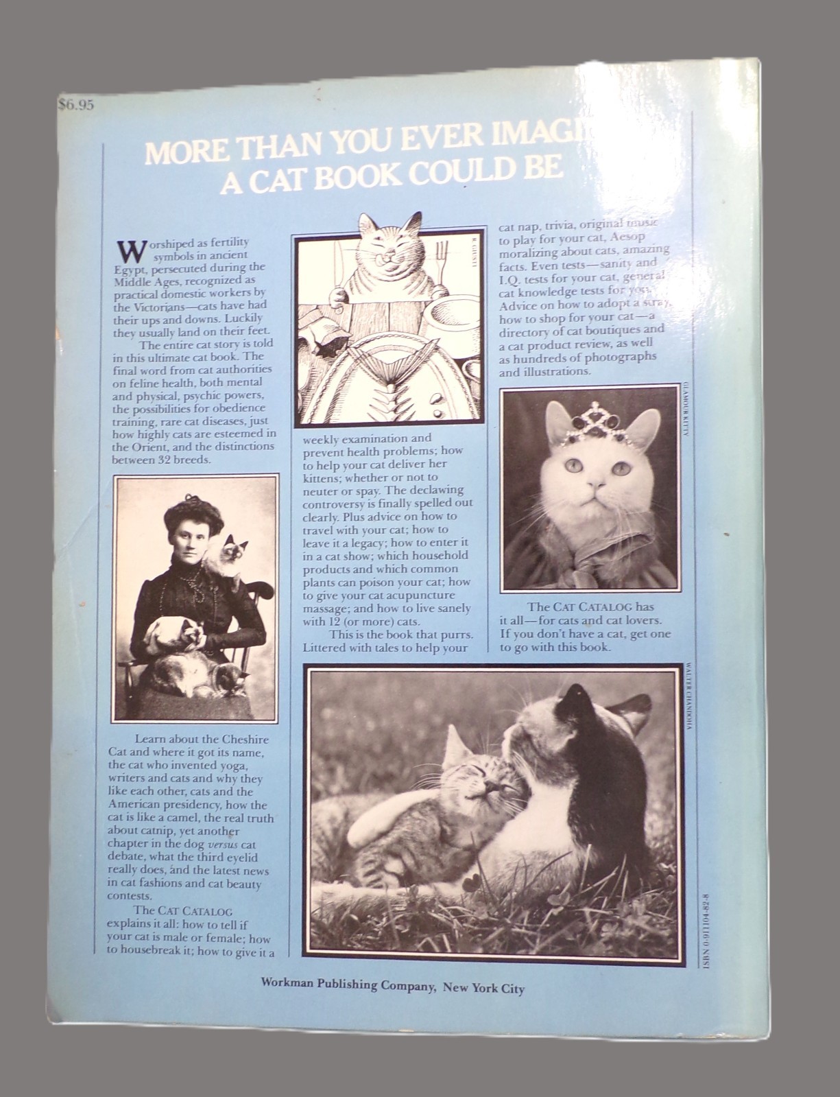 « Cat Catalog », The Ultimate Cat Book, Large « Very Good » 1st Ed. Book, 352 pages