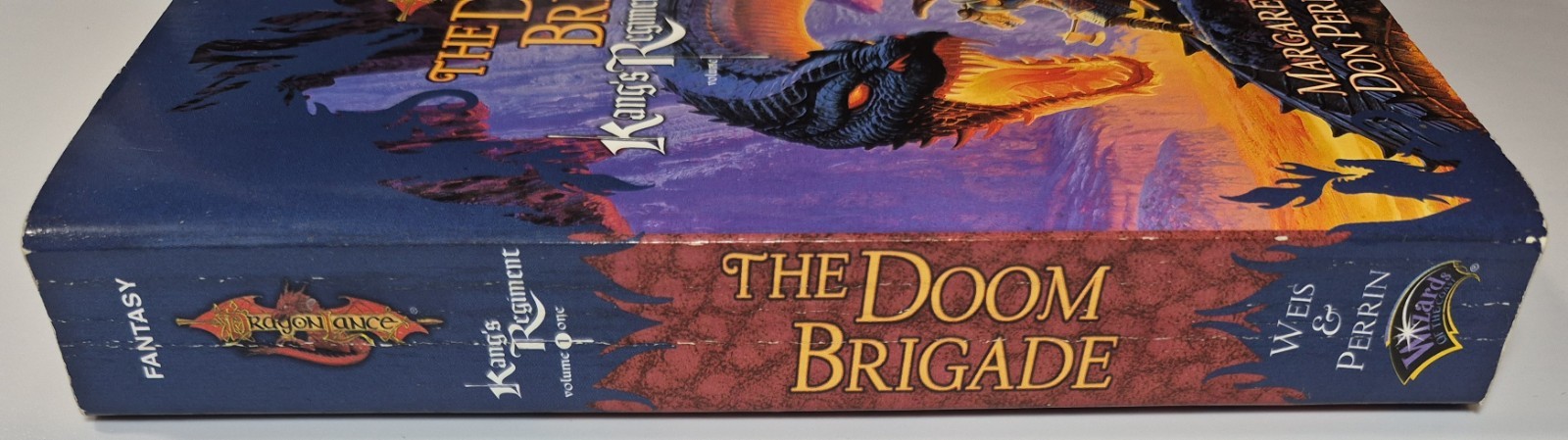 Dragonlance KANG&rsquo;S REGIMENT Two PB Book Lot #&rsquo;s 1 & 2 in Series Volumes 1stPrint