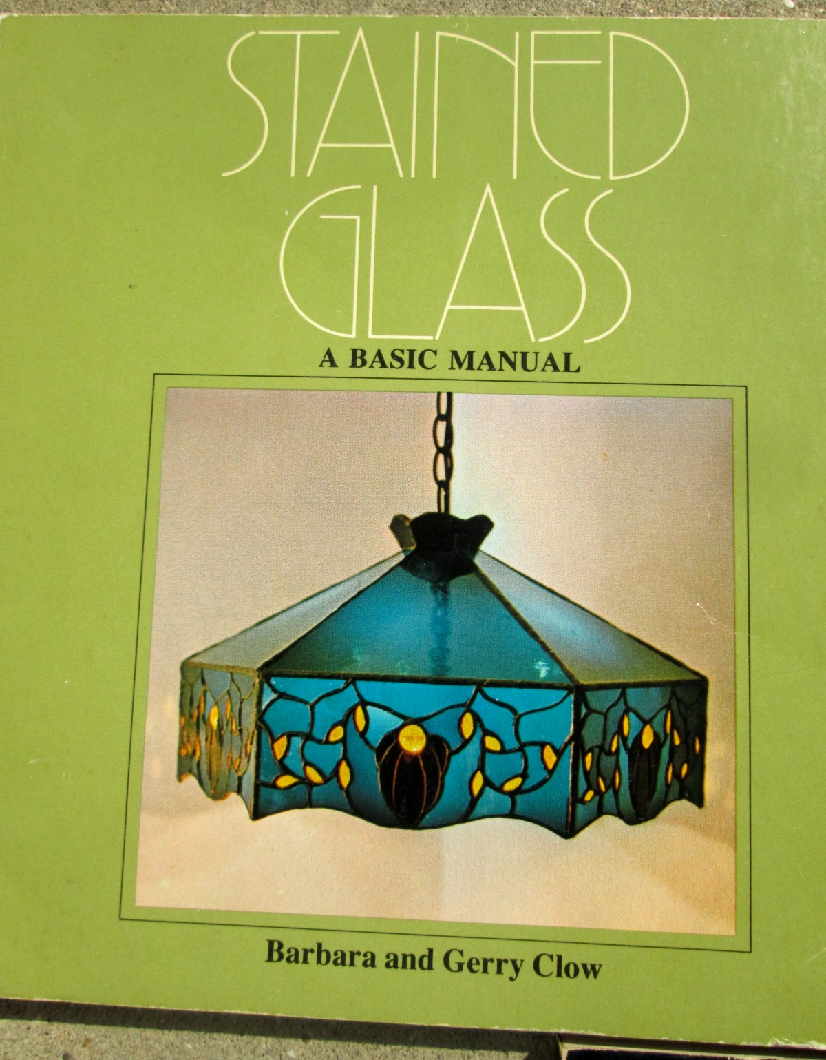 1970&rsquo;s Lot of 3 Stained Glass Paperback Books Basic Manual/Art and Stained Glass