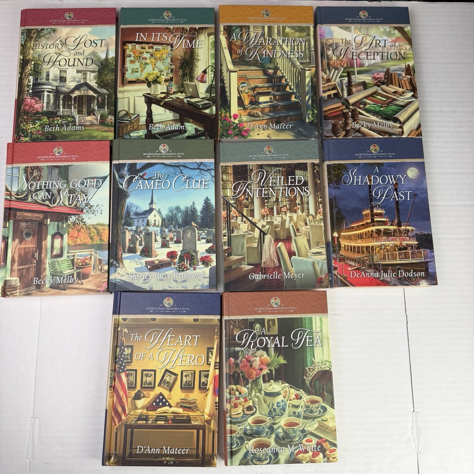 Secrets From Grandma&rsquo;s Attic Lot of 22 Hardcover Books Guideposts