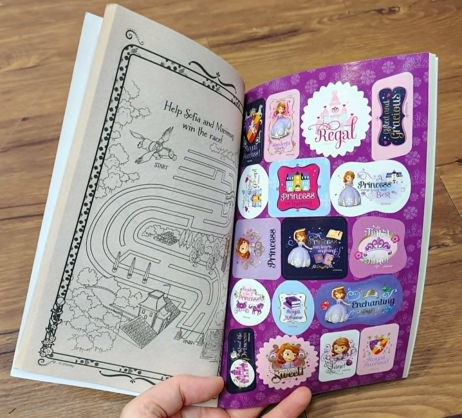 Sofia the First Coloring & Activity Book 8&Prime;x5&Prime; 2013 Stickers