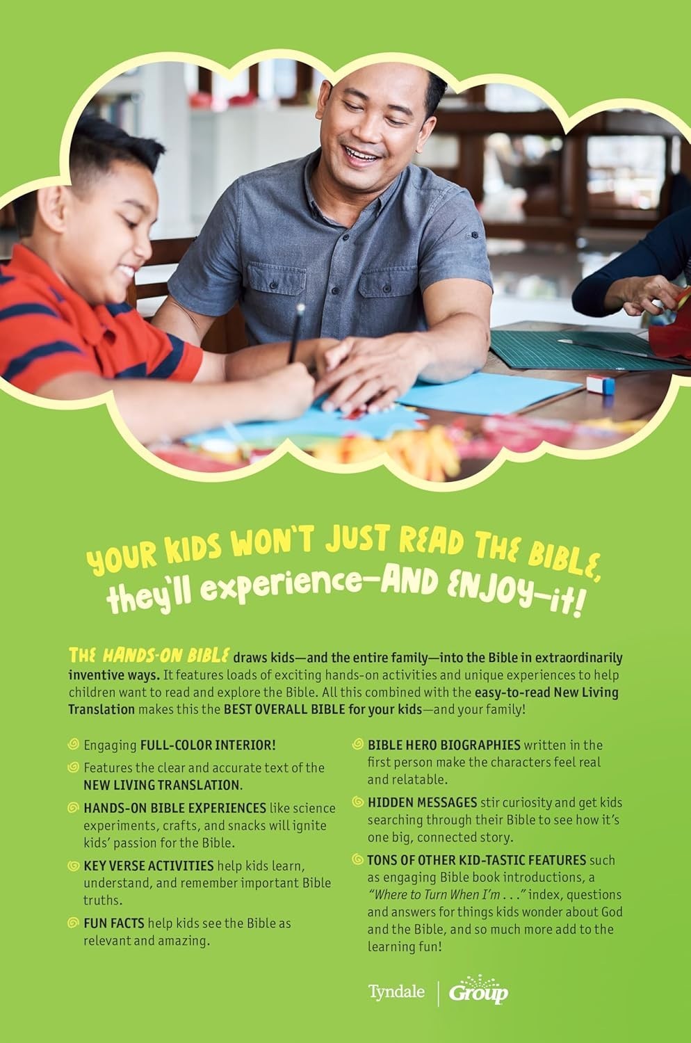 NWT Children&rsquo;s Hands-On Bible, Third Edition by New Living with Bible Cover