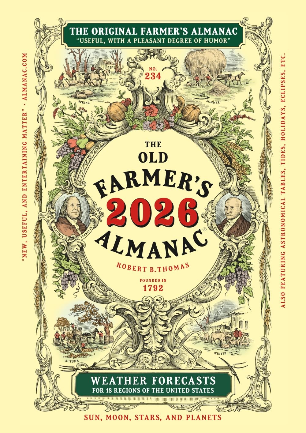 2026 Old Farmer&rsquo;s Almanac Easy to Read Edition – Almanac, Old Farmer&rsquo;s – Goo…