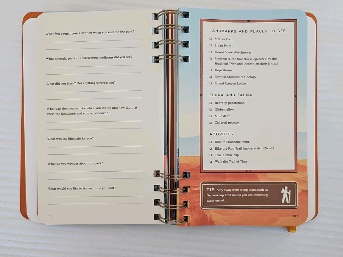 The National Parks Traveler&rsquo;s Companion Journal and Sticker Book Paperback NEW