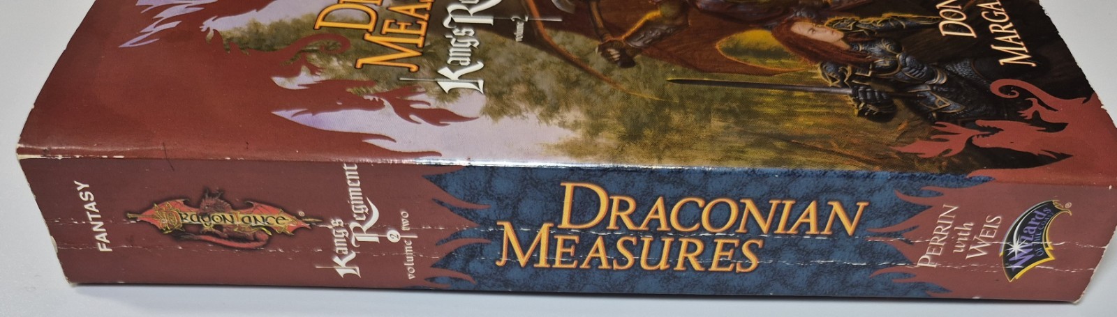 Dragonlance KANG&rsquo;S REGIMENT Two PB Book Lot #&rsquo;s 1 & 2 in Series Volumes 1stPrint