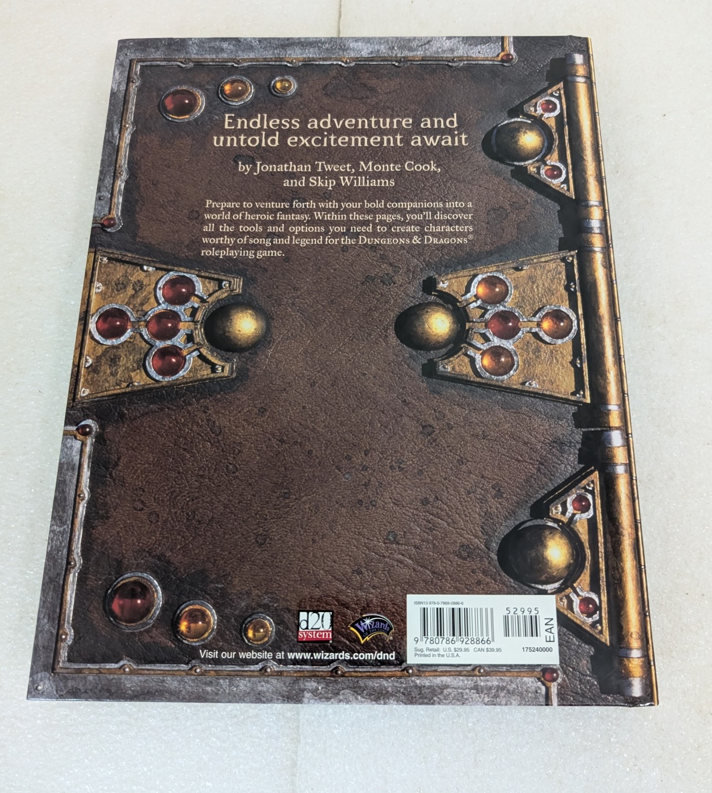Dungeons & Dragons Player&rsquo;s Handbook v3.5 Special Edition First Printing HC 2004