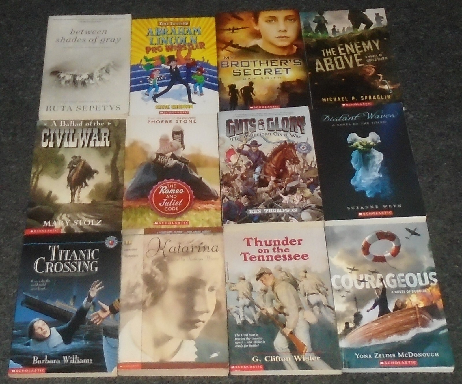 25 Children&rsquo;s Books LOT 4 Ages 8-12 4th-8th Grades Middle Grades MG Accelerated