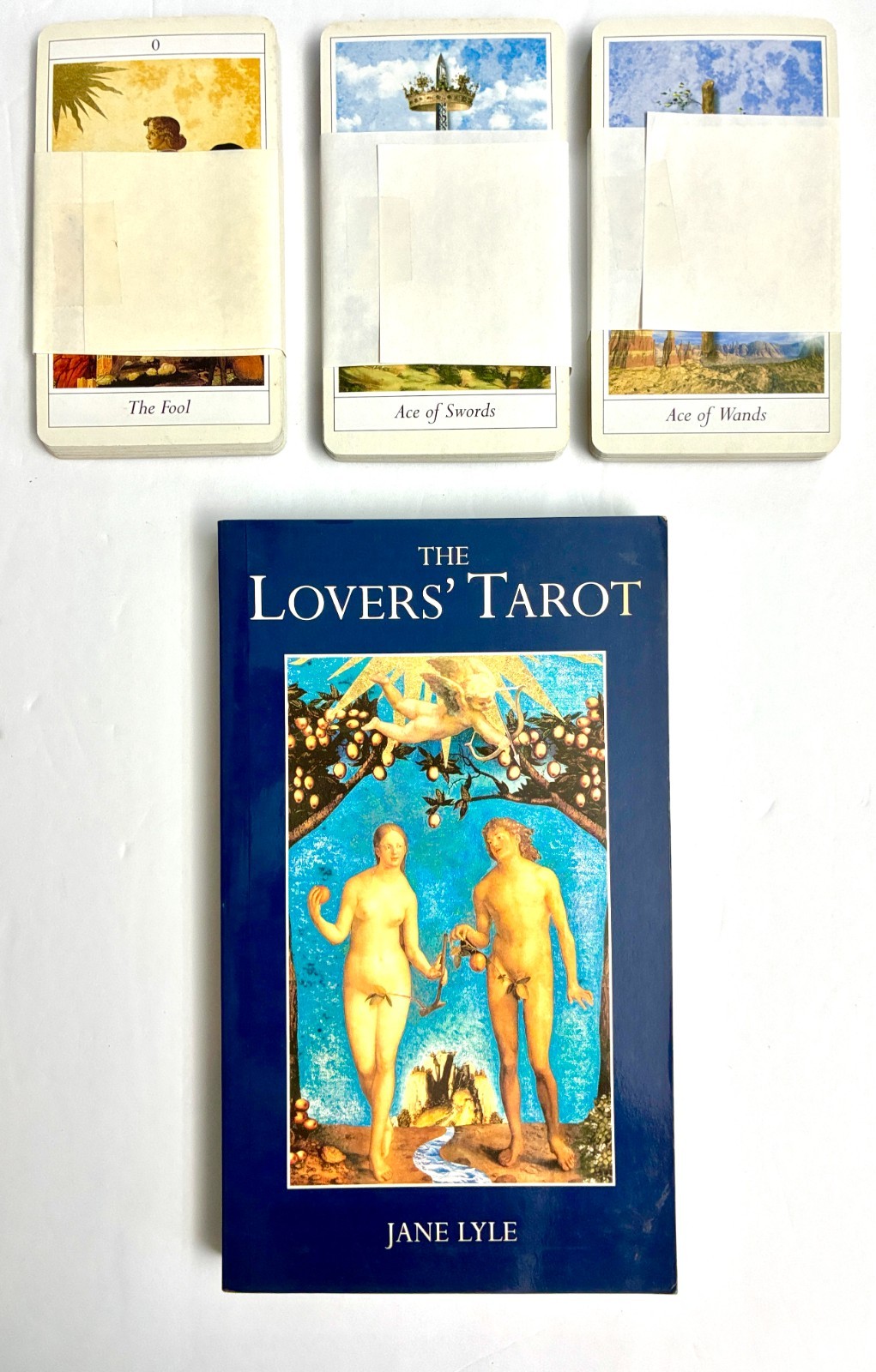 The Lover&rsquo;s Tarot For Affairs of the Heart by Jane Lyle Book + Tarot Deck Cards