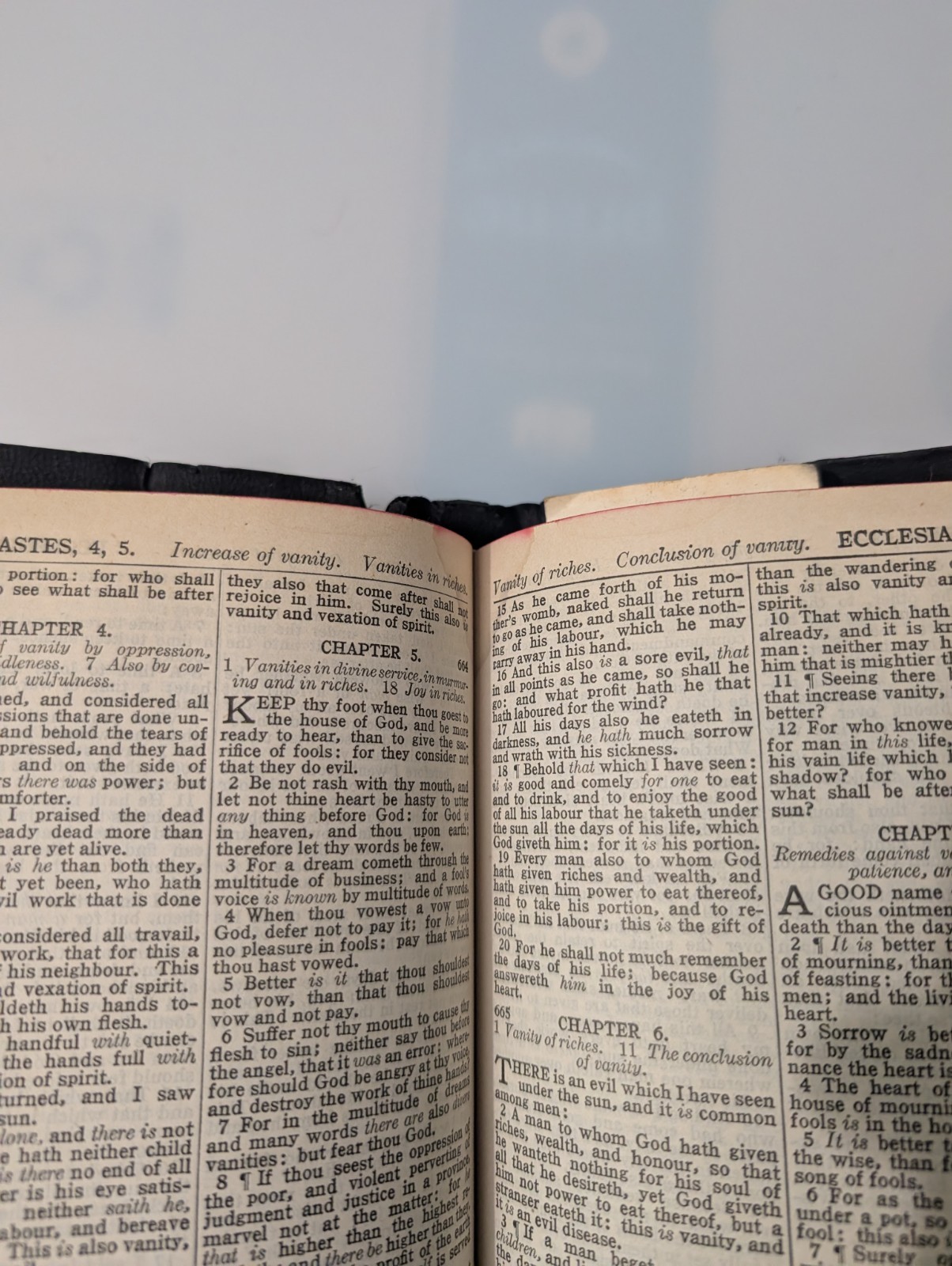 Vintage Holy Bible Illustrated With the Words of Christ Printed in Red (1940&rsquo;s)