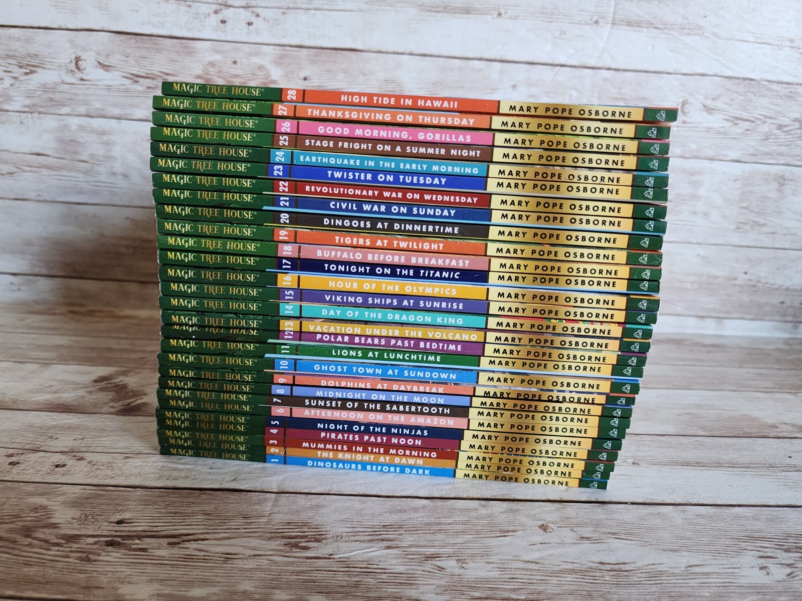 Magic Tree House Complete Book Set 1-28 by Mary Pope Osborne Children&rsquo;s Magical