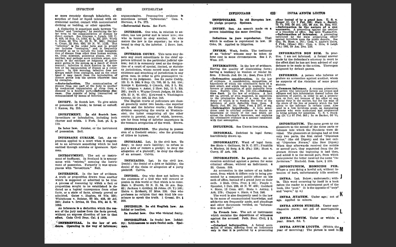 BLACK&rsquo;S LAW DICTIONARY, 1st Edition 1891 and 2nd Edition 1910 Law Book on CD-ROM