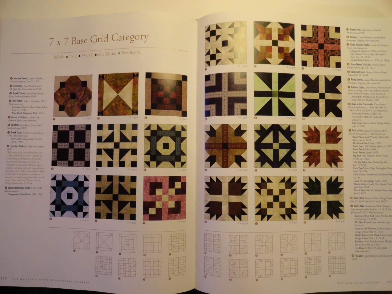 The Quilter&rsquo;s Album of Patchwork Patterns by Jinny Beyers, signed by the author