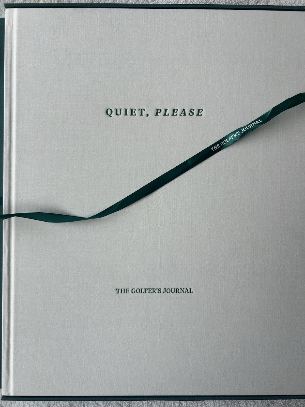 The Golfer&rsquo;s Journal Quiet Please Coffee Table Book Premium Member Gift